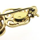 Image 6 of Antique gold brooch with blood coral