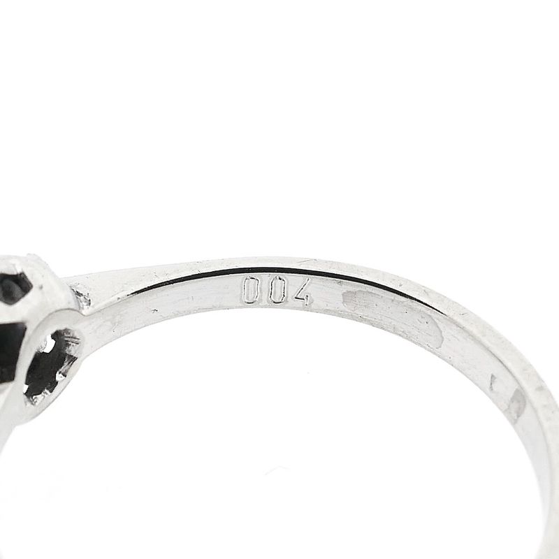 Image 7 of White Gold Solitaire Ring with 0.04 ct Diamond