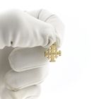 Image 10 of Vintage gold Jerusalem cross pendant