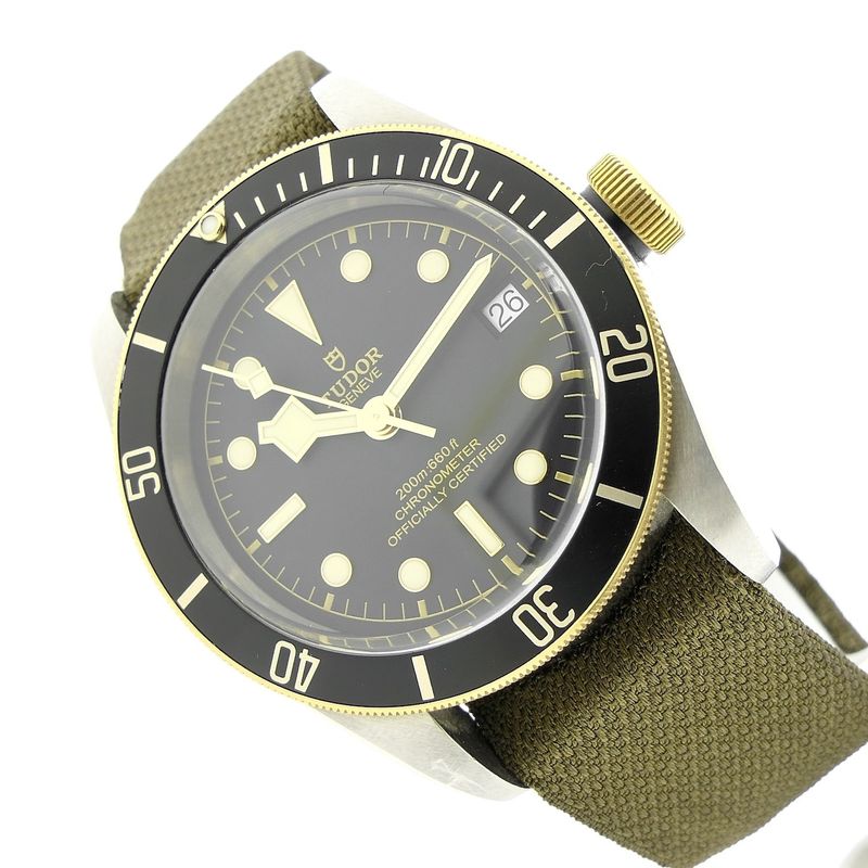 Image 13 of Tudor Black Bay; Gold/steel men's watch