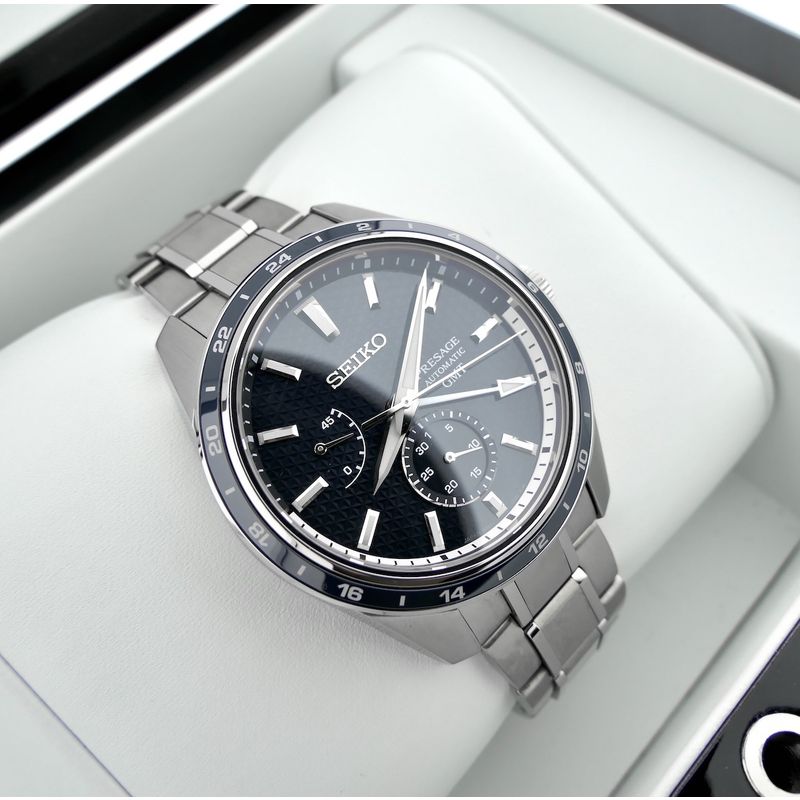 Image 21 of Seiko Presage Sharp Edged Ao-Fuji GMT Limited Edition SPB303J1; Automatic men's watch