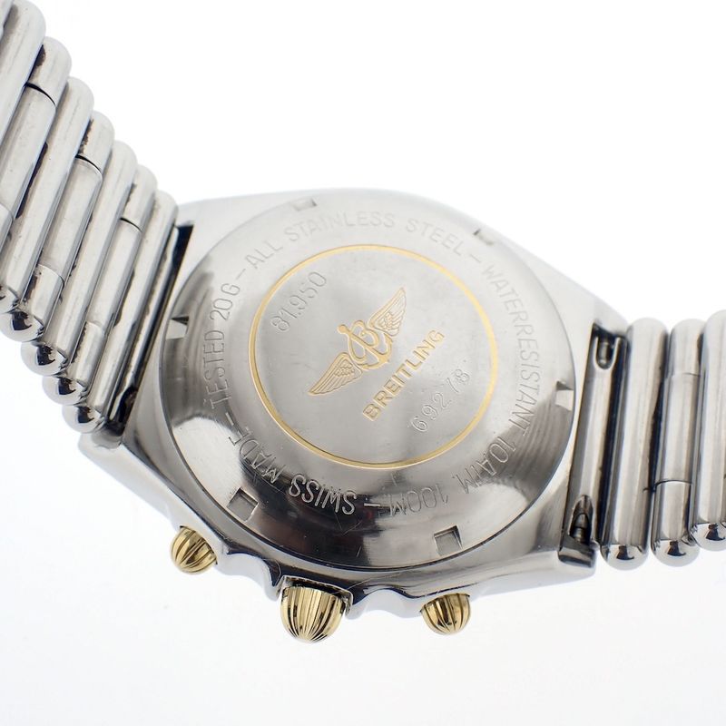 Image 4 of Breitling Chronomat Chronograph; Men's watch on a roulleaux strap