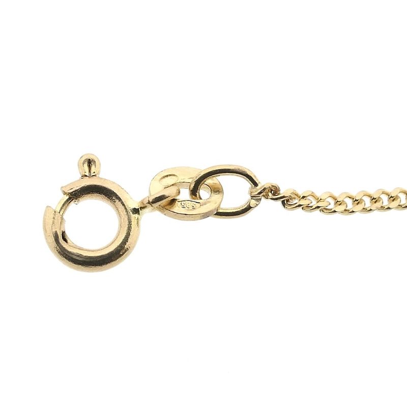 Image 3 of Gold gourmet link chain | 60 cm