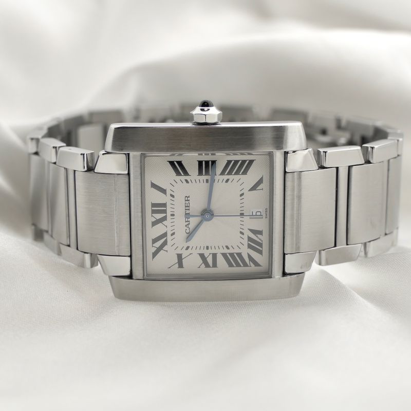 Image 11 of Cartier Tank Française 2302; Automatic unisex watch