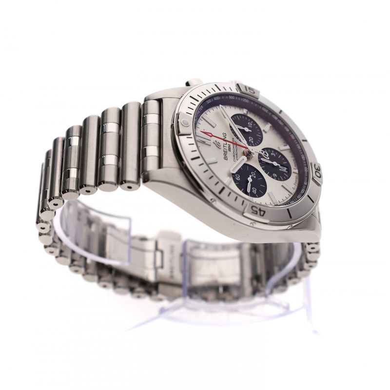 Image 8 of Breitling Chronomat B01 42mm AB013401G1A1; Men's Chronograph Watch