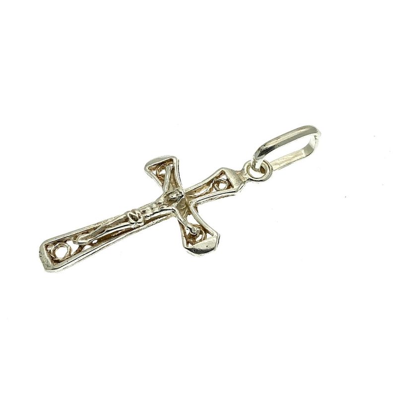 Image 3 of Silver pendant of a cross