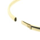 Image 5 of Gold smooth slave bracelet | Ø 60 mm