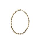 Image 4 of Gold Twisted Link Bracelet; 14 karat; 20.5 cm
