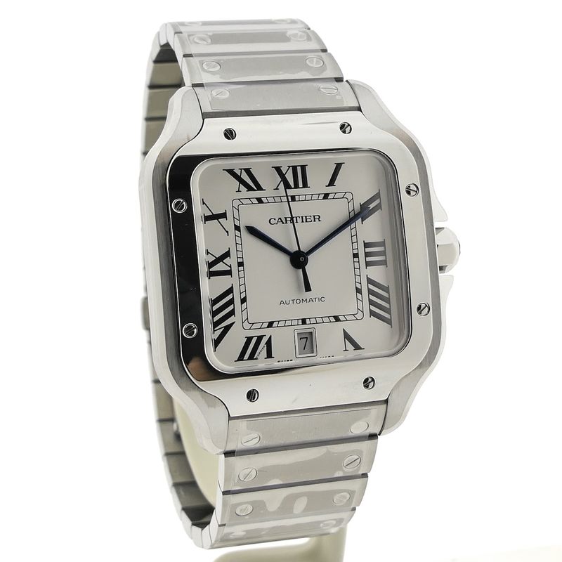 Image 3 of Cartier Santos 'Large' 4072 WSSA0018; Automatic men's watch