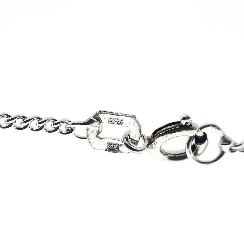 Image 5 of Silver gourmet link bracelet with engraving plate