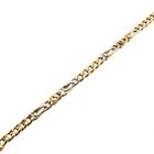 Image 9 of Two-tone gold link bracelet; Manchini