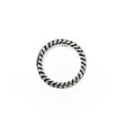 Afbeelding 6 van Zilveren Buddha to Buddha Chain Textuur Ring
