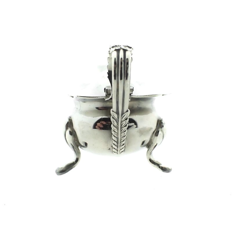 Image 4 of Silver vintage mustard bowl with spoon