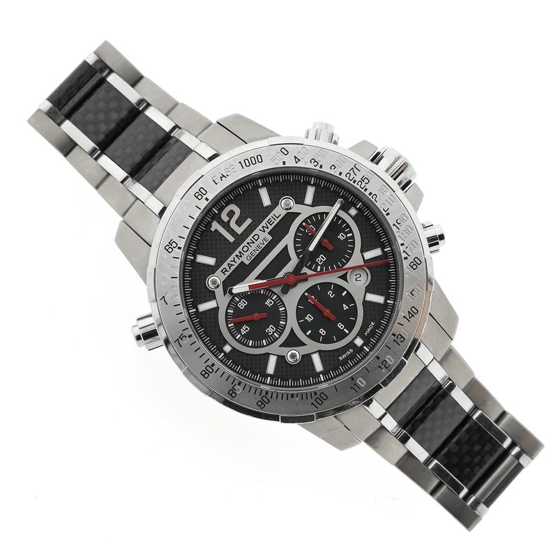 Image 10 of Raymond Weil Nabucco Titanium 7800-TCF-05207; Automatic chronograph men's watch