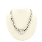 Image 1 of White gold gourmet link chain