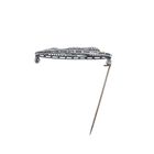 Image 8 of Silver brooch in floral design