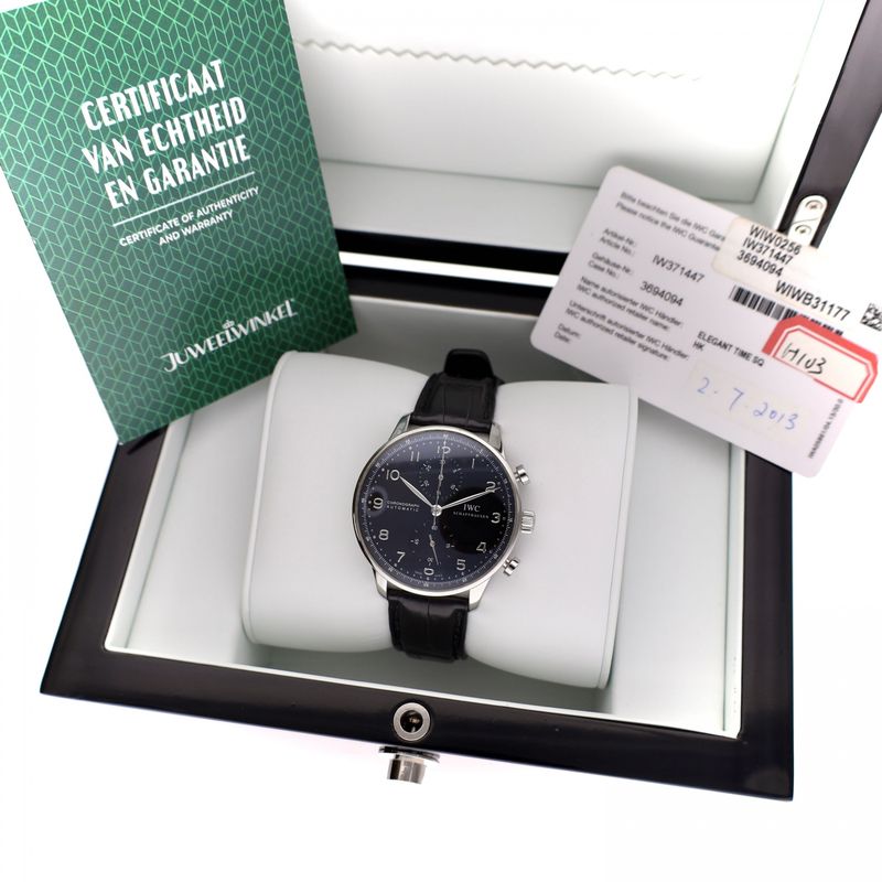 Image 14 of IWC Portuguese Chronograph IW371447; Automatic Watch