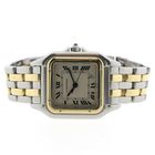 Image 5 of Cartier Panthère '2 Row'; Midsize gold/steel women's watch