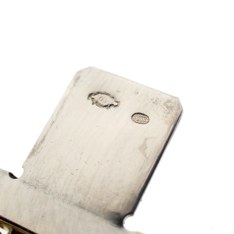 Image 12 of Gold wide fantasy link bracelet