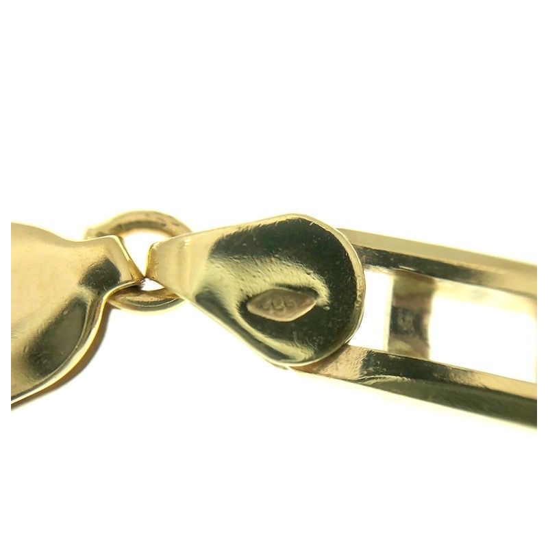 Image 4 of Two-tone gold link chain | 61 cm