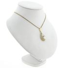 Afbeelding 4 van Bicolor gouden hanger met diamant; 0,01 ct.