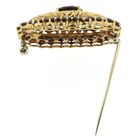Image 8 of Antique gold brooch with garnet