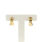Image 1 of Two-tone gold stud earrings