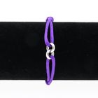 Image 6 of Forever Knots® Handmade Purple Satin Bracelet