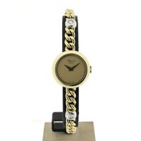 Chopard Geneva Cocktail Watch 3707; Vintage 18k gold women's watch with diamonds
