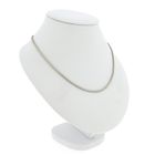 Image 2 of White gold herringbone link chain