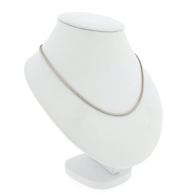 White gold herringbone link chain Image 2 of White gold herringbone link chain