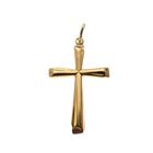 Image 1 of Gold pendant of a cross