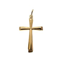 Gold pendant of a cross