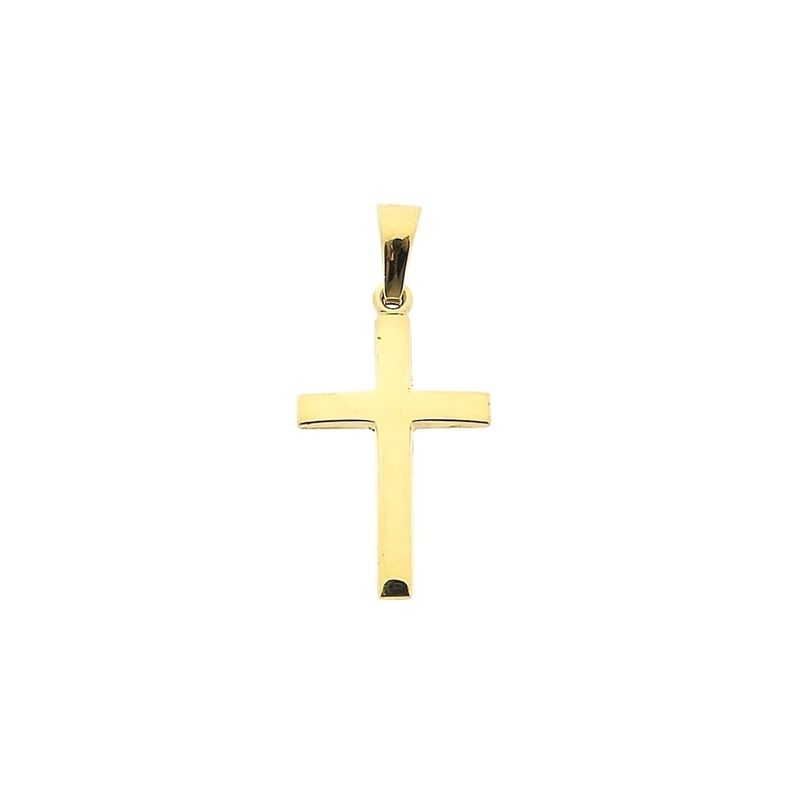 Image 1 of 18 carat gold pendant of a cross