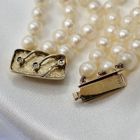 Image 6 of Pearl bracelet with gold clasp; Antique | 20.5 cm