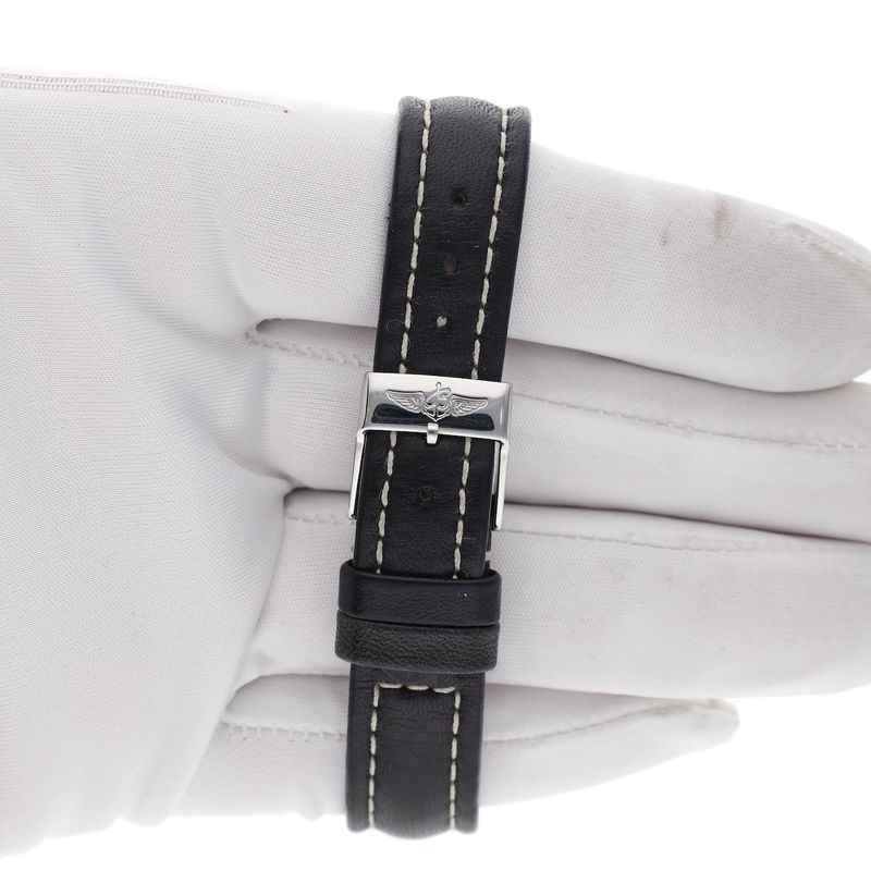 Image 8 of Breitling B-Class / Cockpit D67365; 18k gold/steel women's watch with mother-of-pearl dial