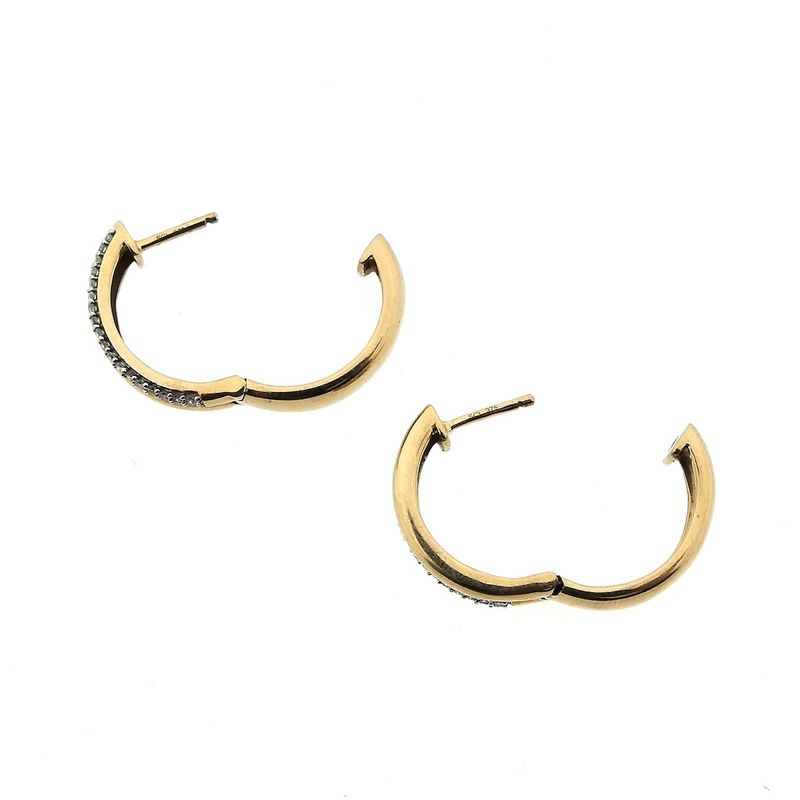 Image 5 of 9 carat stud earrings with diamonds