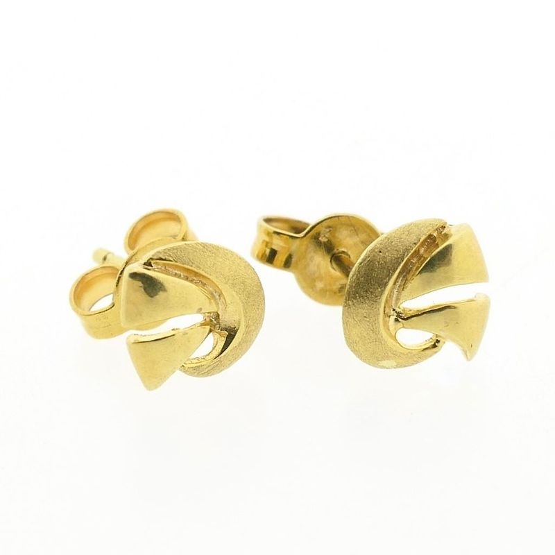 Image 3 of Gold stud earrings