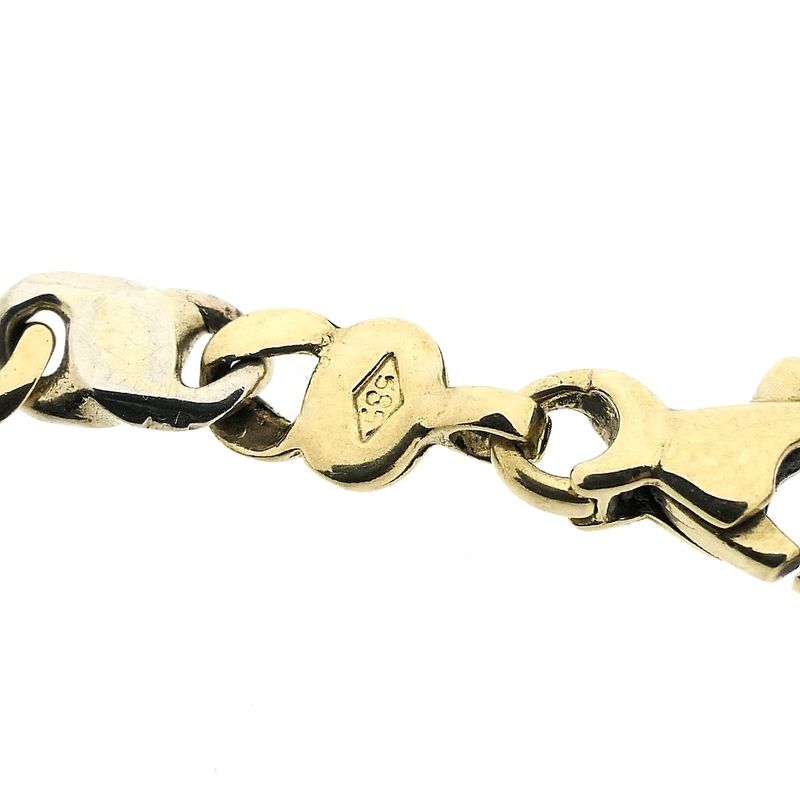 Image 4 of Two-tone gold fantasy link bracelet | 20.5 cm