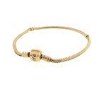 Image 1 of Gold Pandora bracelet; Snake Chain | 21 cm