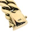 Image 6 of Wide gold gourmet link bracelet