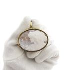 Image 10 of Gold brooch/pendant with cameo