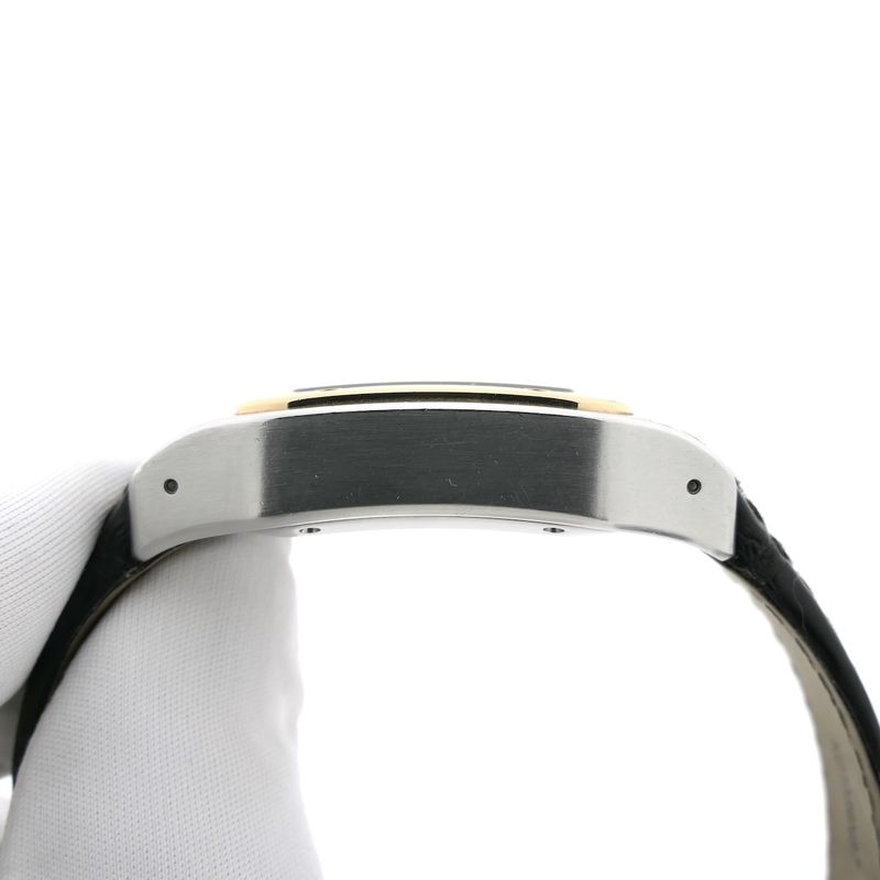 Image 5 of Cartier Santos 100 'Medium' Automatic 2878; 18k rose gold/steel watch