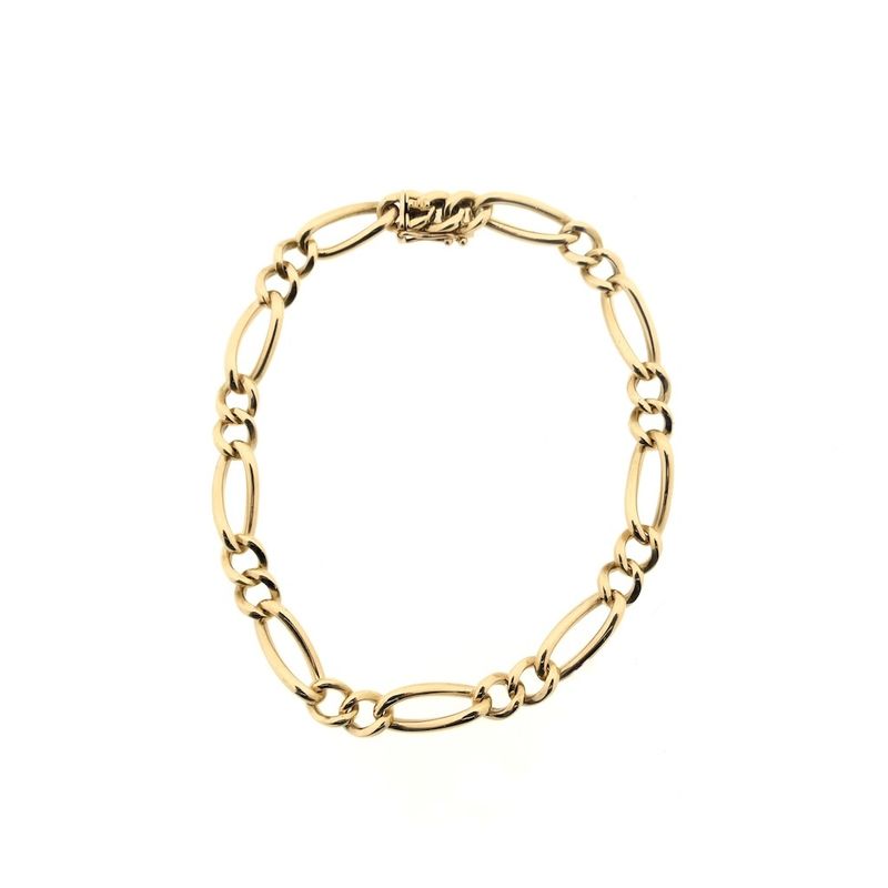 Image 4 of Golden fantasy/figaro link bracelet