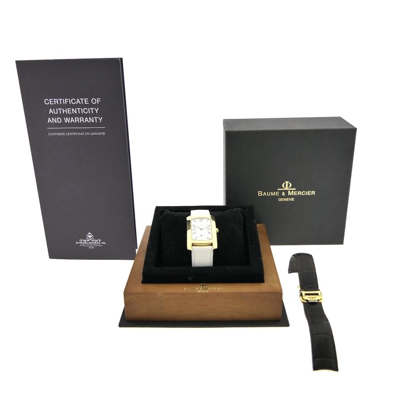 Image 4 of Baume Mercier Hampton MV045224; 18k gold watch