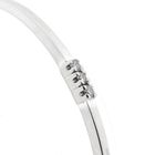 Image 3 of White gold bangle with 0.15 ct. diamond | Ø 60.7 mm