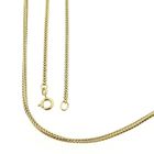 Image 1 of Gold long foxtail link chain | 71.5 cm