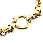 Afbeelding 5 van Gouden jasseron schakelarmband | 21 cm 