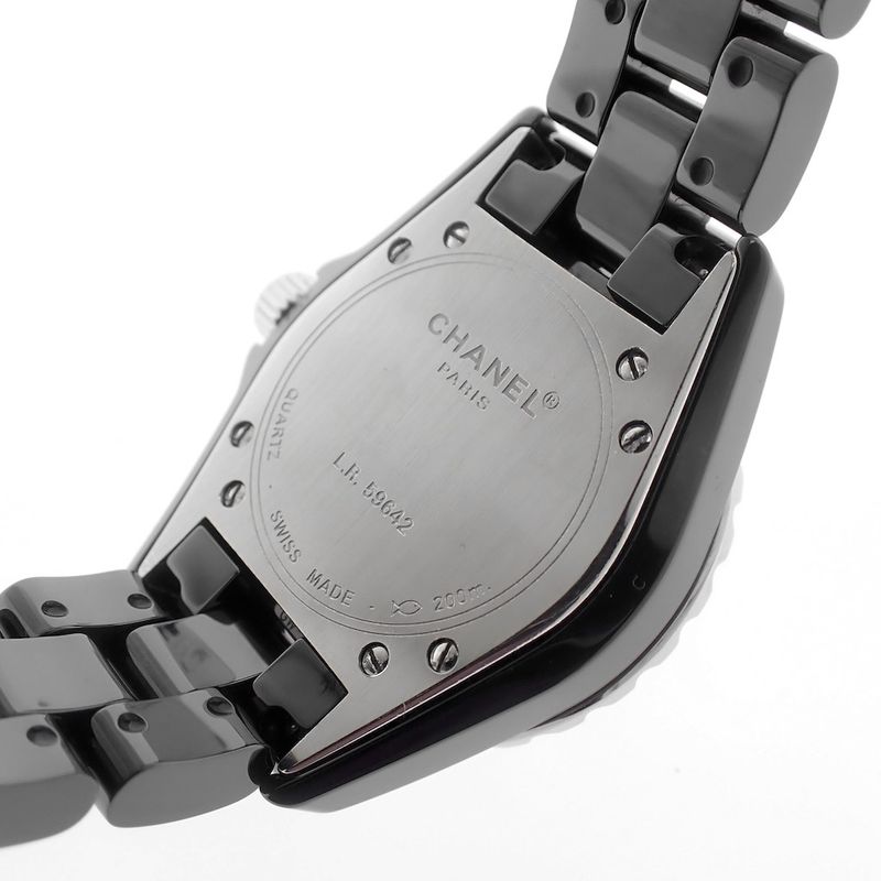 Image 10 of Chanel J12 'Rubi'; Ceramic women's watch with rubies