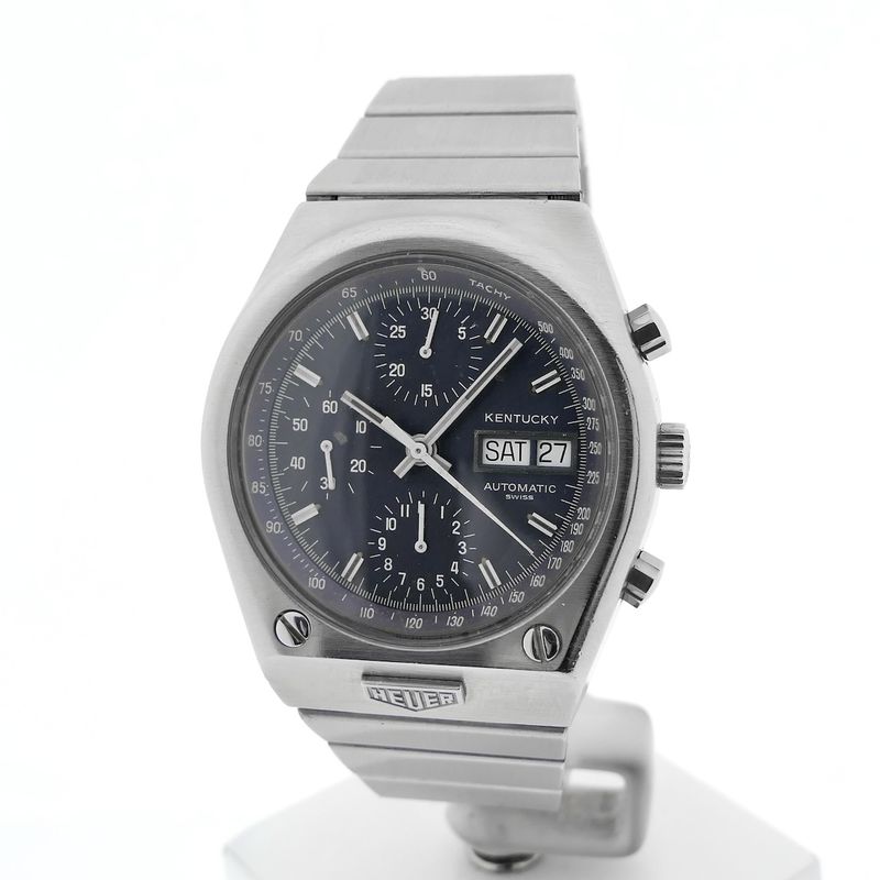 Image 1 of Heuer Kentucky 750.703B; Vintage chronograph men's watch